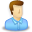 blue,user