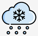 snowing