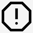 alert,octagon