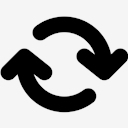 refresh,reload,repeat,rotate,sync