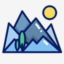 mountain,sunrise,trail