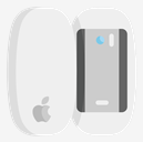 apple,mouse