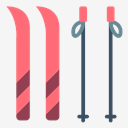 skis
