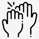 high,five