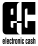 electronic,cash,logo