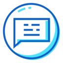 circle,messsage,text