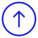 circle,arrow,up