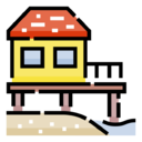 beach,house