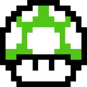 (2),1up,mushroom,retro