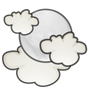 clouds,few,night,weather