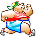 fat,run