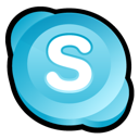 skype,blue