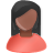 black,female,red,user