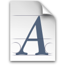 font