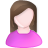 brown,female,pink,user,white