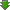 arrow,double,down,green