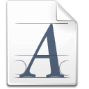font