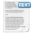 text