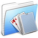 aqua,card,deck,folder,stripped