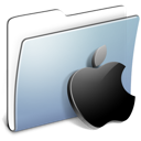 apple,folder,graphite,smooth