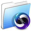 aqua,folder,stripped,themes