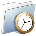 clock,folder,graphite,stripped