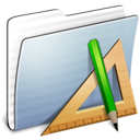 applications,folder,graphite,stripped