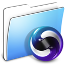 aqua,folder,smooth,themes