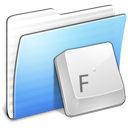 aqua,folder,fonts,stripped