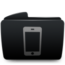 black,folder,iphone