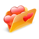 folder,hearts,love