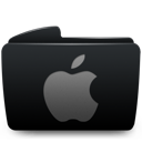 apple,black,folder