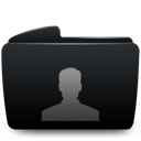 black,folder,user