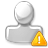 person,warning,white