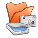 cameras,folder,orange,scanners