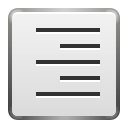 gtk,justify,right