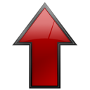 arrow,red,share,up