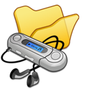 folder,mymusic,yellow
