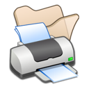 beige,folder,printer