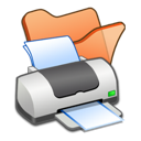 folder,orange,printer