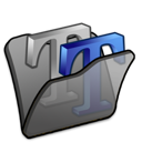 black,folder,font2