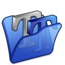 blue,folder,font2