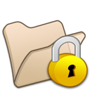 beige,folder,locked