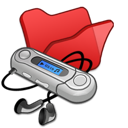 folder,mymusic,red