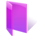 folder,open,violet