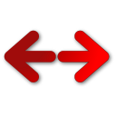 arrows,red,two,way