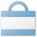 bag,blue,shopping