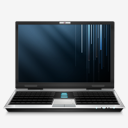 ordinateur,portable,allume,V,computer