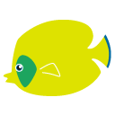 Chaetodon,semilarvatus,fish