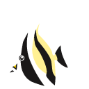 Zanclus,cornutus,fish